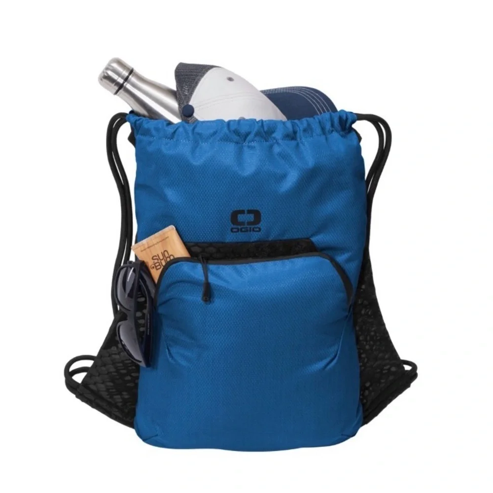 OGIO Speerle Blue and Black NEW WITH TAGS Backpack Cinch Lightweight Hiking Golf